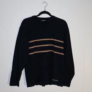 Levi’s SilverTab Striped Long Sleeve Shirt – Black (Men’s M)